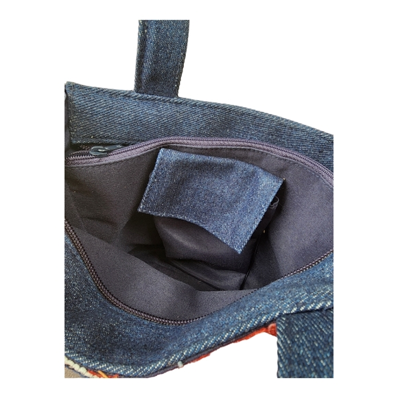 St John's Bay Authentic Denim Purse and Wallet, America Flag, Red/White/… - Picture 8 of 13